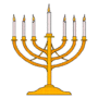 Menorah-kaarsen